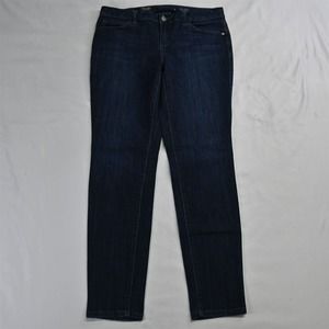 Simply Vera by Vera Wang 4 Mid Rise Skinny Dark Wash Stretch‎ Denim Womens Jeans